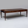 Large Late George III Mahogany and Leather Partners Desk