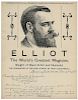 Autograph Letter Signed, “Elliot,” to the Providence Society of Magicians.