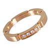 CARTIER MAILLON PANTHERE DIAMOND 18K ROSE GOLD RING