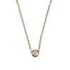 CARTIER DAMOUR DIOAMOND 18K ROSE GOLD NECKLACE