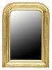 FRENCH LOUIS PHILIPPE PERIOD GILTWOOD MIRROR, 31" X 22"