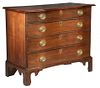 AMERICAN CHIPPENDALE SERPENTINE CHEST