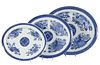 (3) CHINESE EXPORT PLATTERS