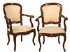 PAIR OF LOUIS XIV ARMCHAIRS