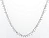 14kt White Gold 17.78ctw Diamond Necklace