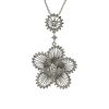 1.55 Cts Diamonds Pendant Necklace in 14kt Gold