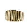 18kt yellow Gold Fluted Ring