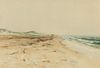 Alfred Thompson Bricher (Am. 1837-1908), Beach, Watercolor on paper, framed under glass