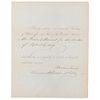 Abraham Lincoln Document Signed as President, Pardoning a Mutiny Leader