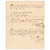 Zachary Taylor Document Signed - Fort Crawford Supplies Requisition
