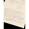 Albert Einstein Autograph Letter Signed on the Special Theory of Relativity