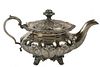CHINESE EXPORT SILVER TEAPOT