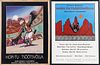 Two framed posters for the Hopi Tu Tsootsvolla, 24