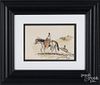 Two Native American subject works, signed {Edw. Be