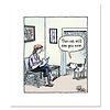Bizarro! "Cat Waiting Room" Numbered Limited Edition Hand Signed by Creator Dan Piraro; Letter of Authenticity.