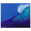 Wyland, "Big Surf" Original Acrylic Painting on Canvas, Hand Signed with Letter of Authenticity.