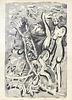 Marc Chagall - Plate 6 From Dessins Pour La Bible (After)