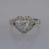 1.54 Carat Heart Shape Diamond Ring