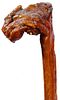 333. Bull Penis Folk-Art Cane – Ca. 1920 – A nice example of this genre of natural canes with a thick orange shellac and