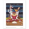 At the Plate (Cardinals) Numbered Limited Edition Giclee from Warner Bros. with Certificate of Authenticity.