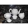 Wedgwood Porcelain Tea Set, Cream & C. Sugar, 5 Pieces, Signed By Lord Wedgwood