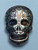 Day Of The Dead Skull 2 ozt .999 Silver