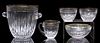 (5) WATERFORD MARQUIS 'HANOVER GOLD' CRYSTAL TABLEWARE