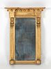 Classical Egyptian Revival Giltwood and Gesso Pier Mirror