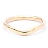 TIFFANY 18K ROSE GOLD CURVED BAND RING