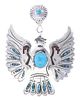 Navajo H Begay Sterling Silver Thunderbird Pendant