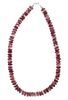 Navajo Discoidal Purple Spiny Oyster Necklace