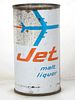 1960 Jet Stout Malt Liquor (Full) 12oz 86-34.2 Flat Top Can Chicago Illinois