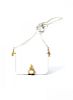 Judith Lieber White Box Leather Small Shoulder Bag