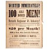 Civil War Recruitment Broadsides for the 2nd and 7th Vermont Infantries, September 1861