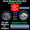 Buffalo Nickel Shotgun Roll in Old Bank Style 'Bell Telephone' Wrapper 1923 & s Mint Ends