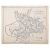 Pen and Ink Map of the Battlefield of Nashville, Tennessee, December 1864, by J. Cowen