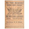 Civil War, Franklin County, Massachusetts Broadside Recruiting Soldiers for Colonel Taylor's Regiment