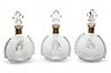 Baccarat (French) Remy Martin Louis XIII Grande Champagne Cognac Crystal Decanters, H 11" 3 pcs