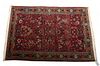Persian Sarouk Hand Woven Wool Oriental Rug Ca. 1910-1920, W 4' 6'' L 6' 6''