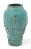 Pewabic Pottery 90th Anniversary Commemorative Vase  1993, H 11.5" Dia. 6"