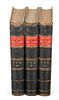 Cassell's "History of the United States" 3-volume Set by Edmund Ollier, H 10.5" W 1.5" Depth 8" 3 pcs