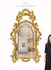 A Large 19th Century French Figural Giltwood Wall Mirror