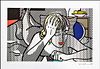 ROY LICHTENSTEIN's Thinking Nude, A Limited Edition Lithography Print