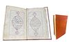 19th C. Hand Written Calligraphy Part Of The Surahs Of The Qur'an Book