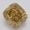 3.03 ct, Natural Fancy Deep Brownish Yellowish Orange Even Color, VS2, Cushion cut Diamond (GIA Graded), Appraised Value: $32,100 