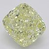 6.53 ct, Natural Fancy Yellow Even Color, VVS2, Cushion cut Diamond (GIA Graded), Appraised Value: $303,600 