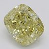 4.01 ct, Natural Fancy Brownish Yellow Even Color, VS1, Cushion cut Diamond (GIA Graded), Appraised Value: $59,000 