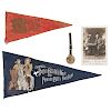 Buffalo Bill's Wild West & Pawnee Bill's Great Far East, Pennants, Medal, and Photograph