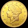 1893-S $20 Gold Double Eagle CHOICE AU