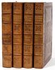 JOHN MILTON LEATHER HARD BOUND BOOKS 1909 4 VOLUMES